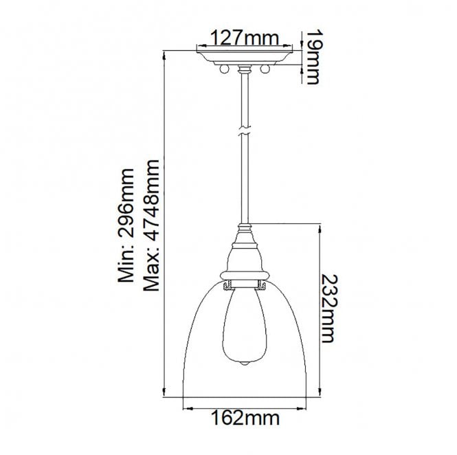 Feiss DL-MATRIMONIO-1P Matrimonio 1 Light Pendant in a Driftwood and Dark Weathered Zinc Finish
