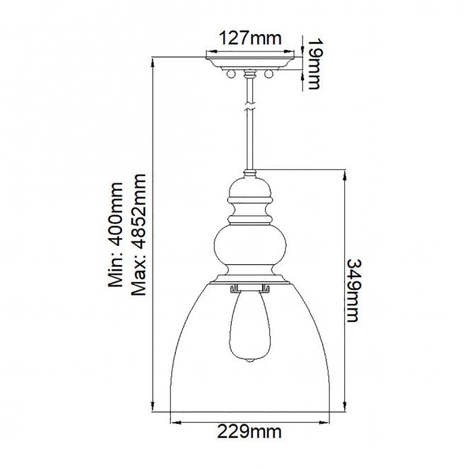 Feiss DL-MATRIMONIO1MP Matrimonio 1 Light Mini Pendant in a Driftwood and Dark Weathered Zinc Finish