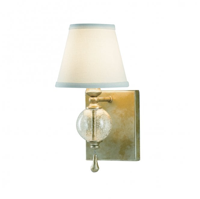 Feiss FE-ARGENTO1 Argento 1 Light Wall Light in a Oxidized Silver Leaf Finish