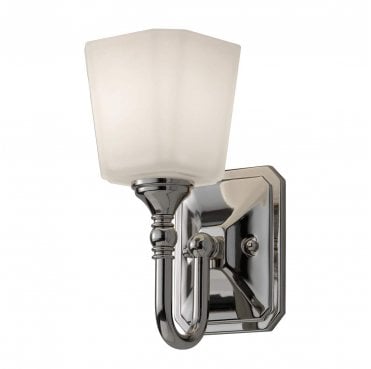 FE-CONCORD1-BATH Concord IP44 1 Light Wall Light in a Polished Chrome Finish