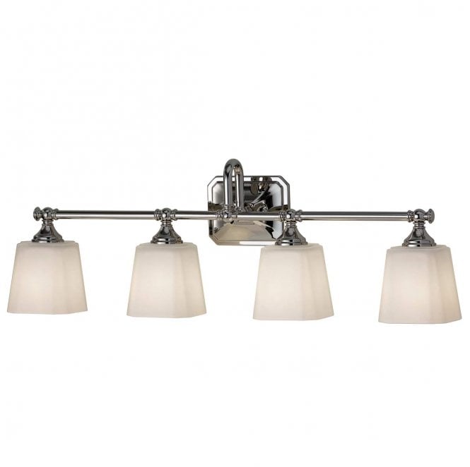 Feiss FE-CONCORD4-BATH Concord IP44 4 Light Wall Light in a Polished Chrome Finish