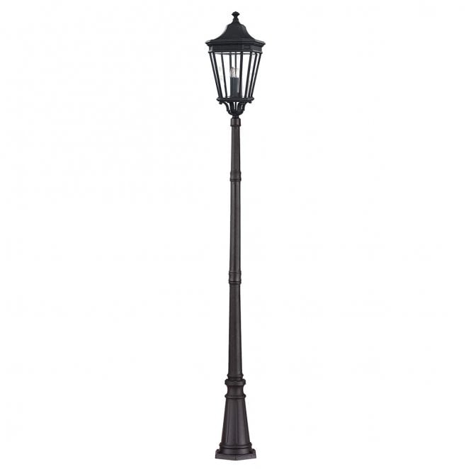 Feiss FE-COTSLN5-L-BK Cotswold Lane Outdoor IP44 3 Light Large Post in a Black Finish