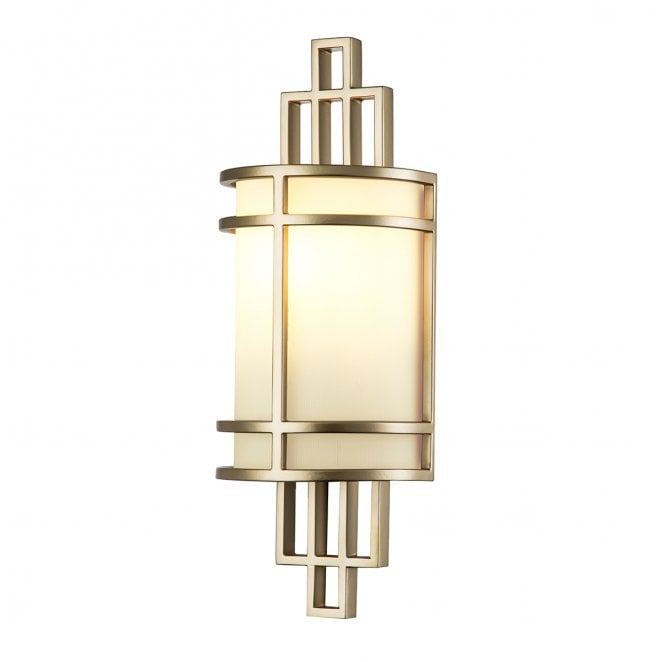 Feiss FE-FUSION1-PNBR Fusion 1 Light Wall Light in a Painted Natural Brass Finish