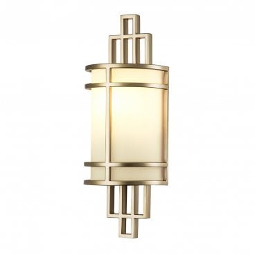 FE-FUSION1-PNBR Fusion 1 Light Wall Light in a Painted Natural Brass Finish