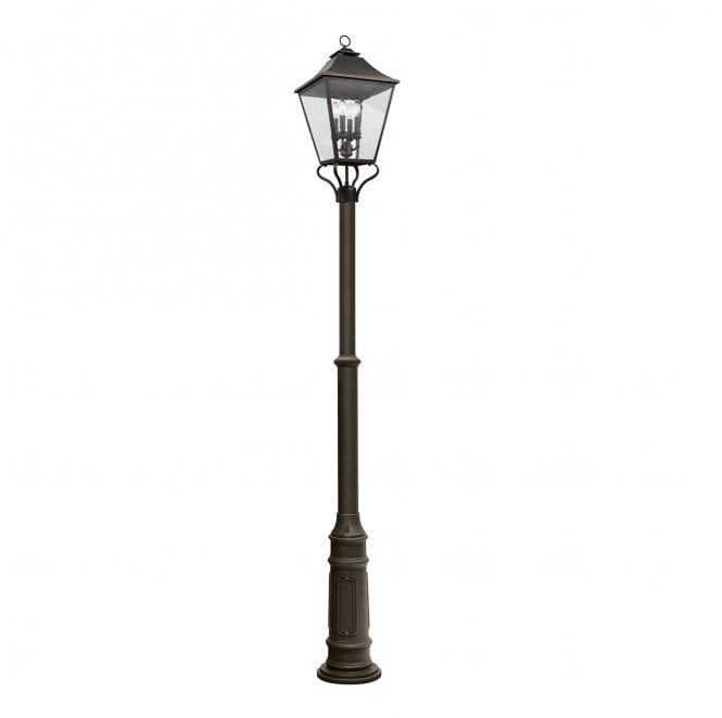 Feiss FE-GALENA5-XL-SBL Galena Outdoor IP44 4 Light Lamp Post in a Sable Finish