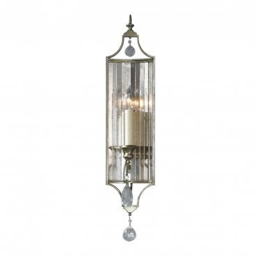 FE-GIANNA1 Gianna 1 Light Wall Light in a Gilded Silver Finish