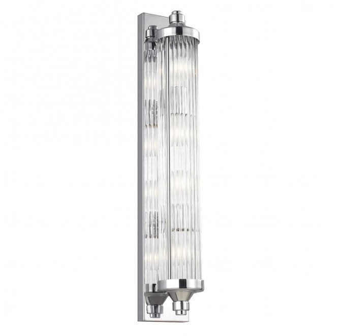 Feiss FE-PAULSON-W4 Paulson IP44 4 Light Bar Light in a Chrome Finish
