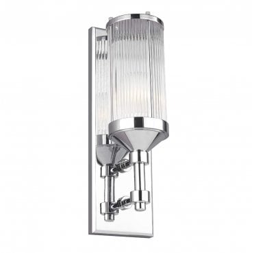 FE-PAULSON1 Paulson IP44 1 Light Wall Light in a Chrome Finish
