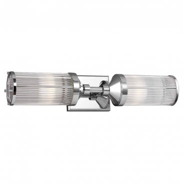 FE-PAULSON2 Paulson IP44 2 Light Bar Light in a Chrome Finish