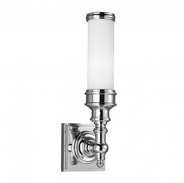FE-PAYN-OR1-BATH Payne IP44 1 Light Wall Light in a Polished Chrome Finish