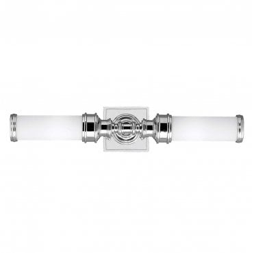 FE-PAYN-OR2-BATH Payne IP44 2 Light Wall Light in a Polished Chrome Finish