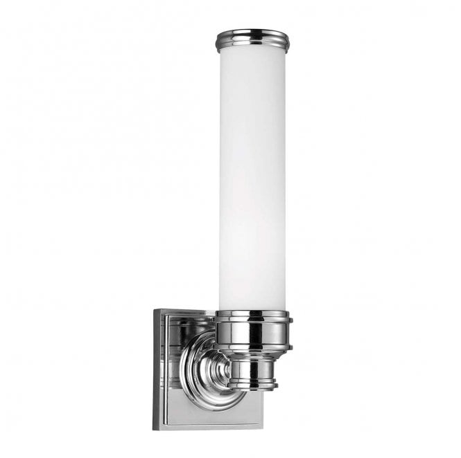 Feiss FE-PAYNE1-BATH Payne IP44 1 Light Wall Light in a Polished Chrome Finish