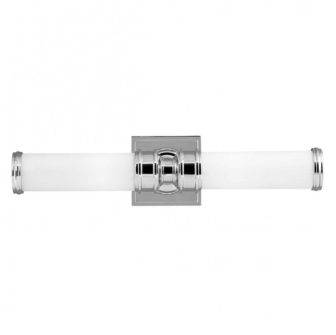 Feiss FE-PAYNE2-BATH Payne IP44 2 Light Wall Light in a Polished Chrome Finish