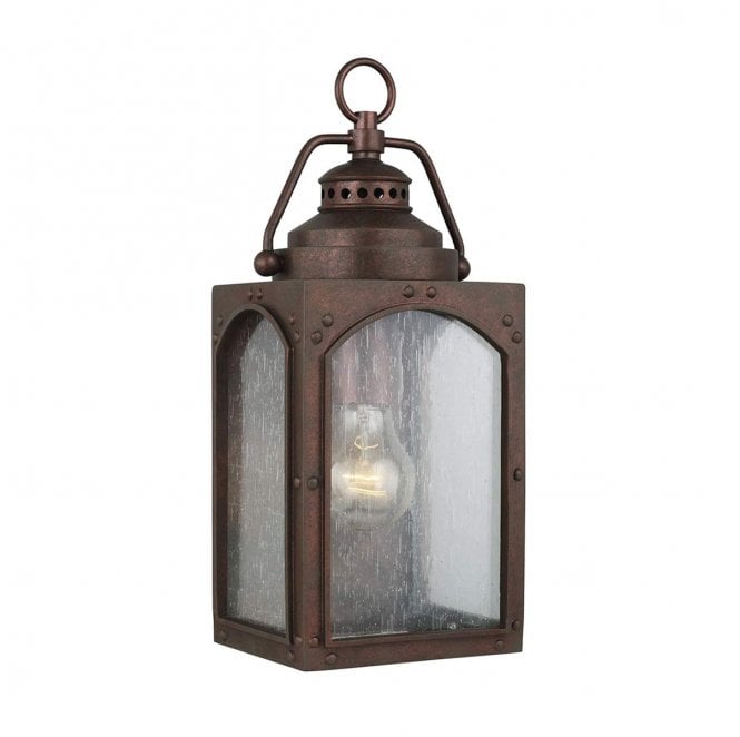Feiss FE-RANDHURST-S-CO Randhurst Outdoor IP44 1 Light Small Wall Lantern in a Copper Oxide Finish