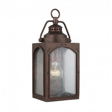 FE-RANDHURST-S-CO Randhurst Outdoor IP44 1 Light Small Wall Lantern in a Copper Oxide Finish