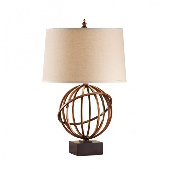 Feiss FE-SPENCER-TL Spencer 1 Light Table Lamp in a Firenze Gold Finish