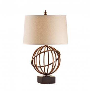 FE-SPENCER-TL Spencer 1 Light Table Lamp in a Firenze Gold Finish
