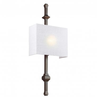 FE-TEVA1-ANBZ Teva 1 Light Wall Light in an Antique Bronze Finish