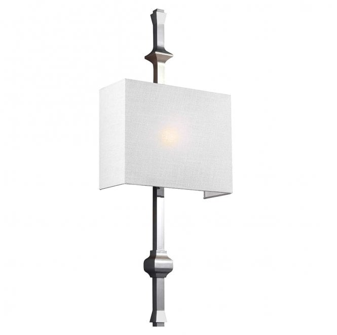 Feiss FE-TEVA1-PN Teva 1 Light Wall Light in a Polished Nickel Finish