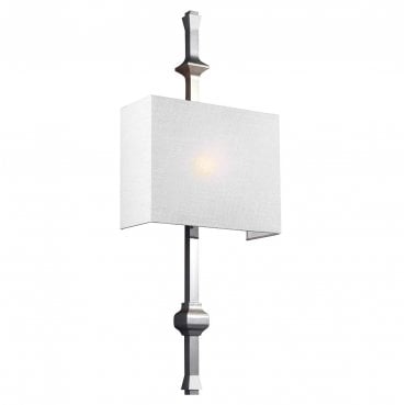 FE-TEVA1-PN Teva 1 Light Wall Light in a Polished Nickel Finish