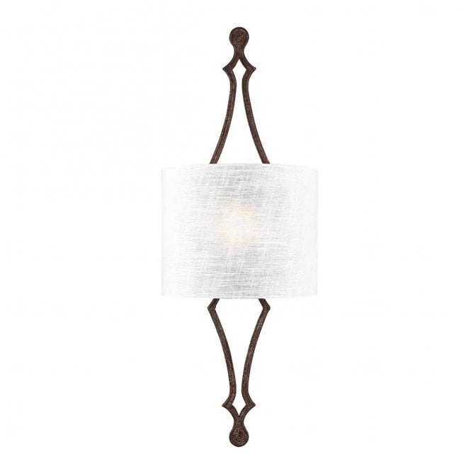 Feiss FE-TILLING1-WI Tilling 1 Light Wall Light in a Weathered Iron Finish