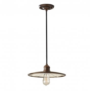 FE-URBANRWL-P-E Urban Renewal 1 Light Pendant in an Astral Bronze Finish