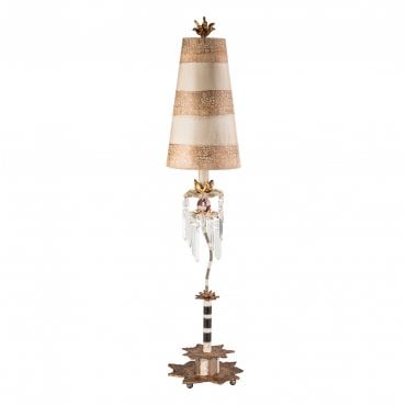 FB-BIRDLAND-TL Birdland 1 Light Table Lamp in a Cream and Gold Finish