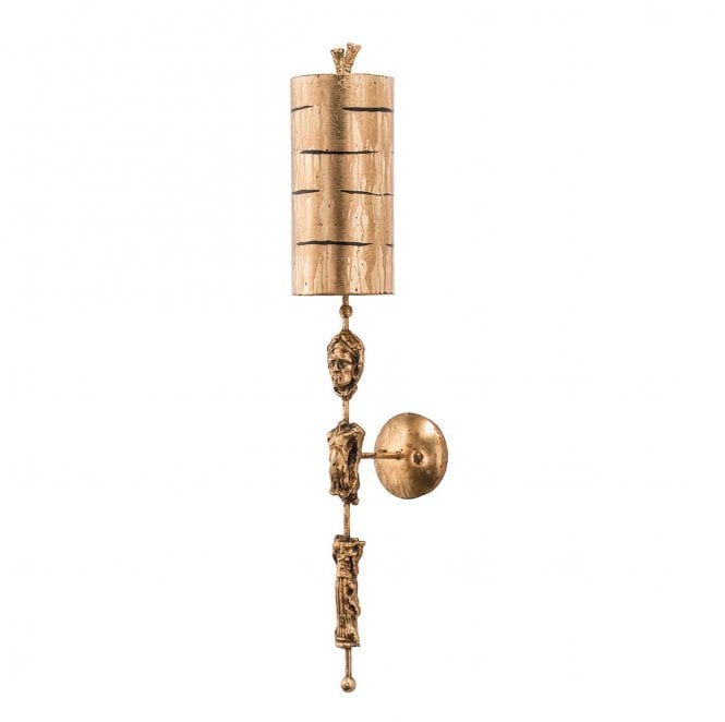 Flambeau FB-FRAGMENT-G1 Fragment 1 Light Wall Light in an Aged Gold Finish