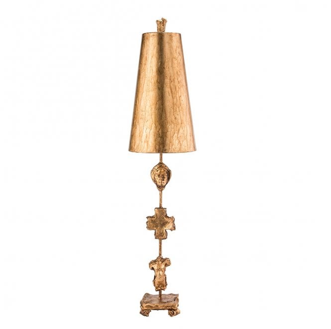 Flambeau FB-FRAGMENT-TL-G Fragment 1 Light Table Lamp in an Aged Gold Finish