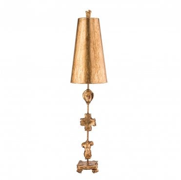 FB-FRAGMENT-TL-G Fragment 1 Light Table Lamp in an Aged Gold Finish