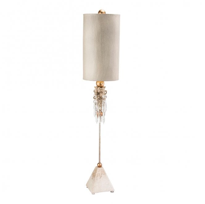 Flambeau FB-MADISON-TL Madison 1 Light Table Lamp in a Putty Patina and Gold Leaf Finish