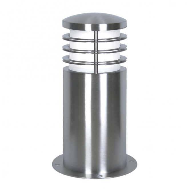 Garden Zone GZ-SANDBANKS-MB Sandbanks Outdoor IP44 1 Light Mini Bollard in a Stainless Steel Finish