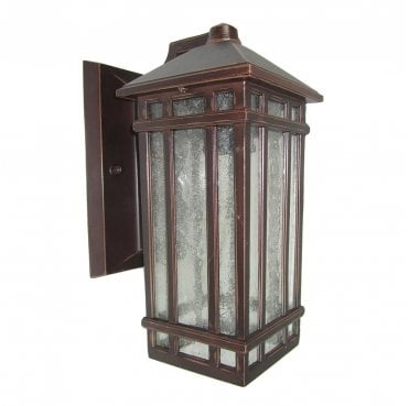 GZH-CHW2 Chedworth Outdoor IP44 1 Light Wall Lantern in an Old Bronze Finish