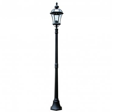 GZH-LB5 Ledbury Outdoor IP44 1 Light Lamp Post in a Black Finish