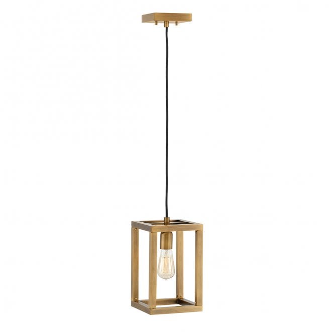 Hinkley/ Fredrick Ramond QN-ENSEMBLE1P-BB Ensemble 1 Light Pendant in a Brushed Bronze Finish