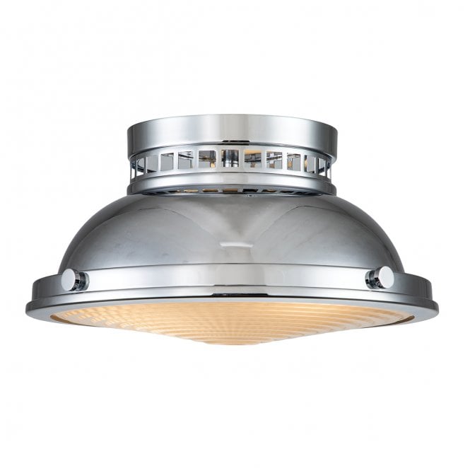Hinkley HK-AMELIA-F-M-CM Amelia 2 Light Flush Light in a Polishsed Chrome Finish
