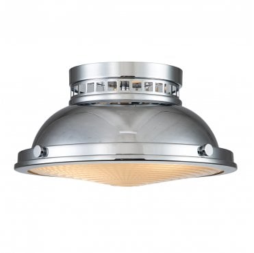 HK-AMELIA-F-M-CM Amelia 2 Light Flush Light in a Polishsed Chrome Finish