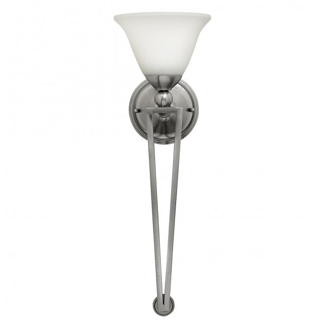 Hinkley HK-BOLLA1-B Bolla 1 Light Wall Torchiere in a Brushed Nickel Finish