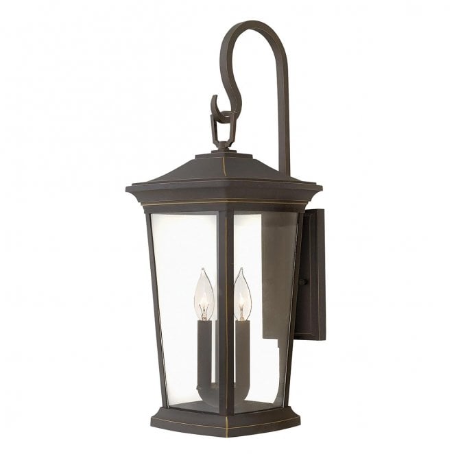 Hinkley HK-BROMLEY2-L Bromley Outdoor IP44 3 Light Large Wall Lantern in an Oil Rubbed Bronze Finish