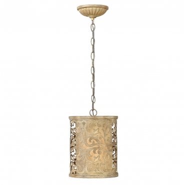 HK-CARABEL-P-A Carabel 1 Light Mini Pendant in a Brushed Champagne Finish