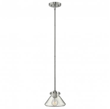 HK-CONGRESS-P-A-CM Congress 1 Light Clear Glass Pendant in a Chrome Finish