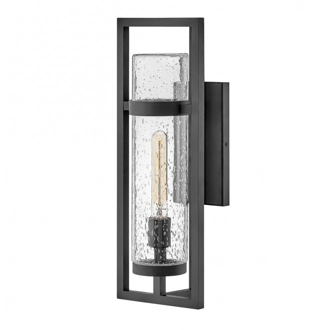 Hinkley HK-CORDILLERA-M-BK Cordillera Outdoor IP44 1 Light Wall Light in a Black Finish