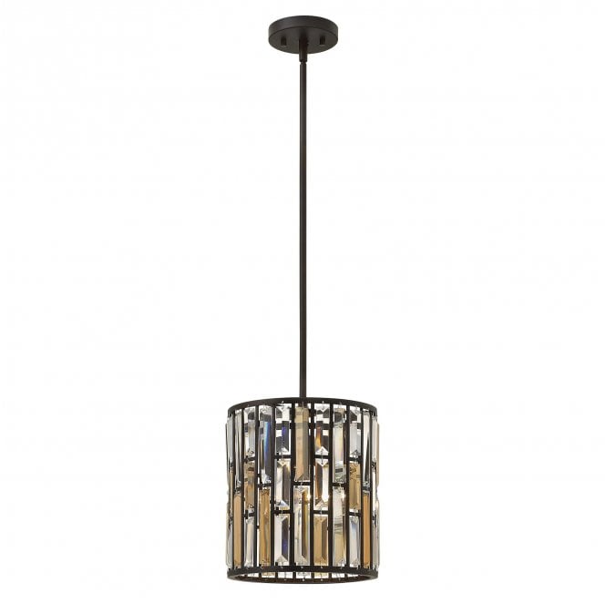 Hinkley HK-GEMMA-P-A-VBZ Gemma 1 Light Mini Pendant in a Vintage Bronze Finish