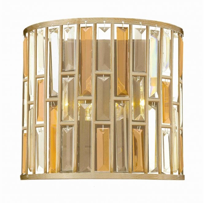 Hinkley HK-GEMMA2-A-SL Gemma 2 Light Wall Light in a Silver Leaf Finish