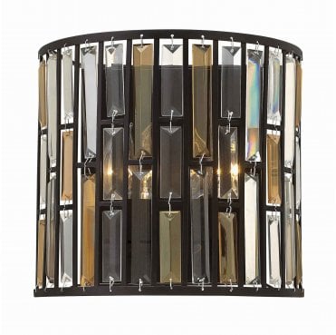 HK-GEMMA2-A-VBZ Gemma 2 Light Wall Light in a Vintage Bronze Finish