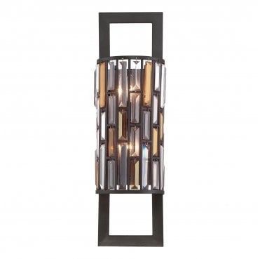HK-GEMMA2-B-VBZ Gemma 2 Light Wall Light in a Vintage Leaf Finish
