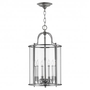 HK-GENTRY-P-L-PW Gentry 6 Light Large Pendant in a Pewter Finish
