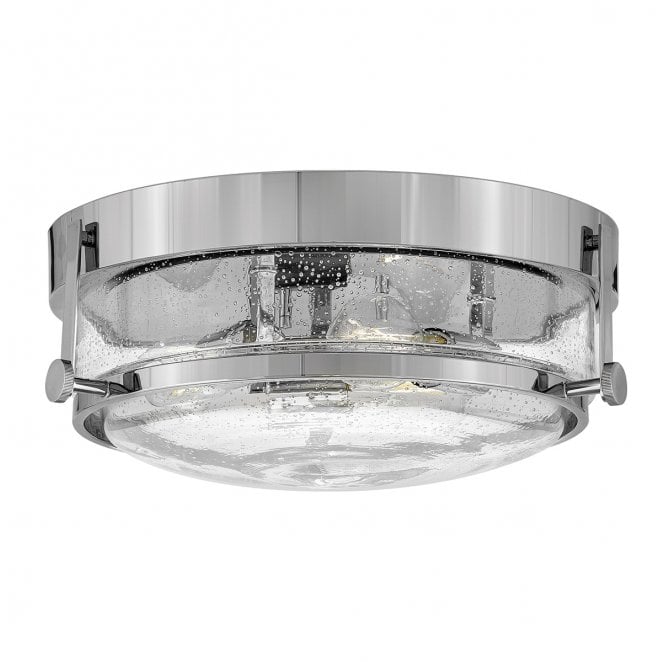 Hinkley HK-HARPER-F-CM-CS Harper 3 Light Flush Light in a Polished Chrome Finish