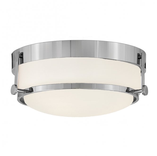 Hinkley HK-HARPER-F-CM Harper 3 Light Flush Light in a Polished Chrome Finish