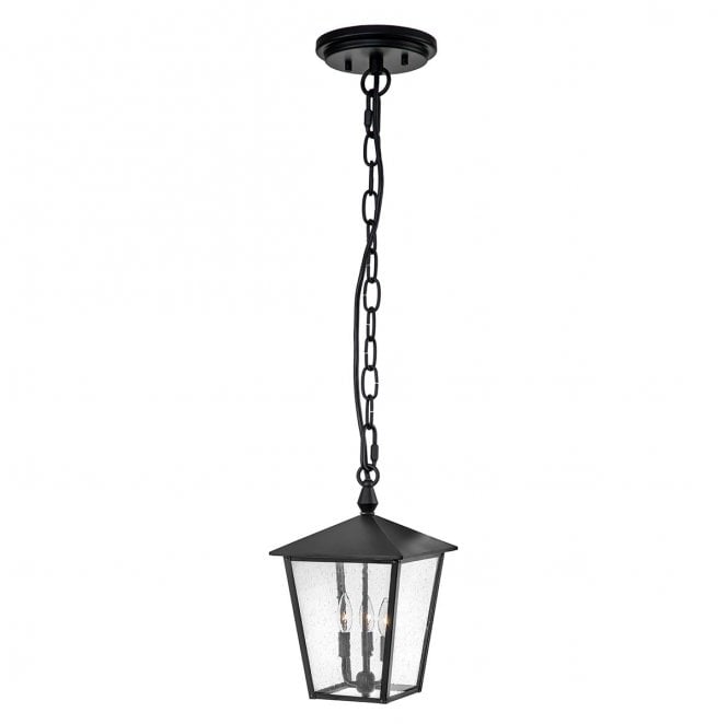 Hinkley HK-HUNTERSFIELD8-L-BK Huntersfield Outdoor IP44 3 Light Large Chain Lantern in a Black Finish